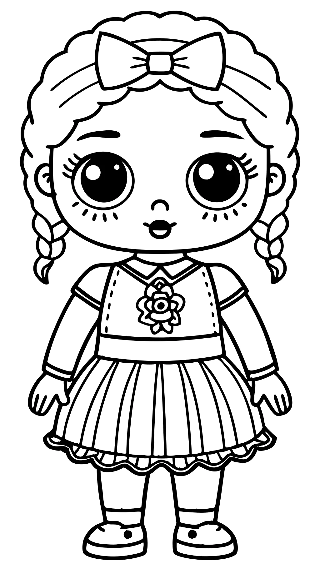 doll printable coloring pages